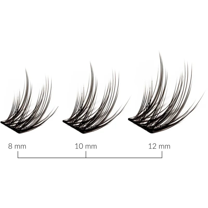 Lash Brow Bonding Eyelashes šopaste lepilne trepalnice Basic 30 kos