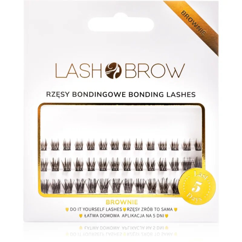 Lash Brow Bonding Eyelashes šopaste lepilne trepalnice Basic Brownie 1 kos