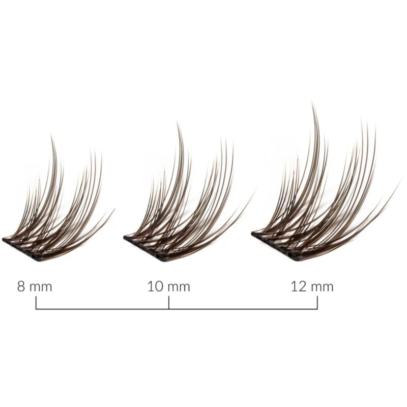 Lash Brow Bonding Eyelashes šopaste lepilne trepalnice Basic Brownie 1 kos
