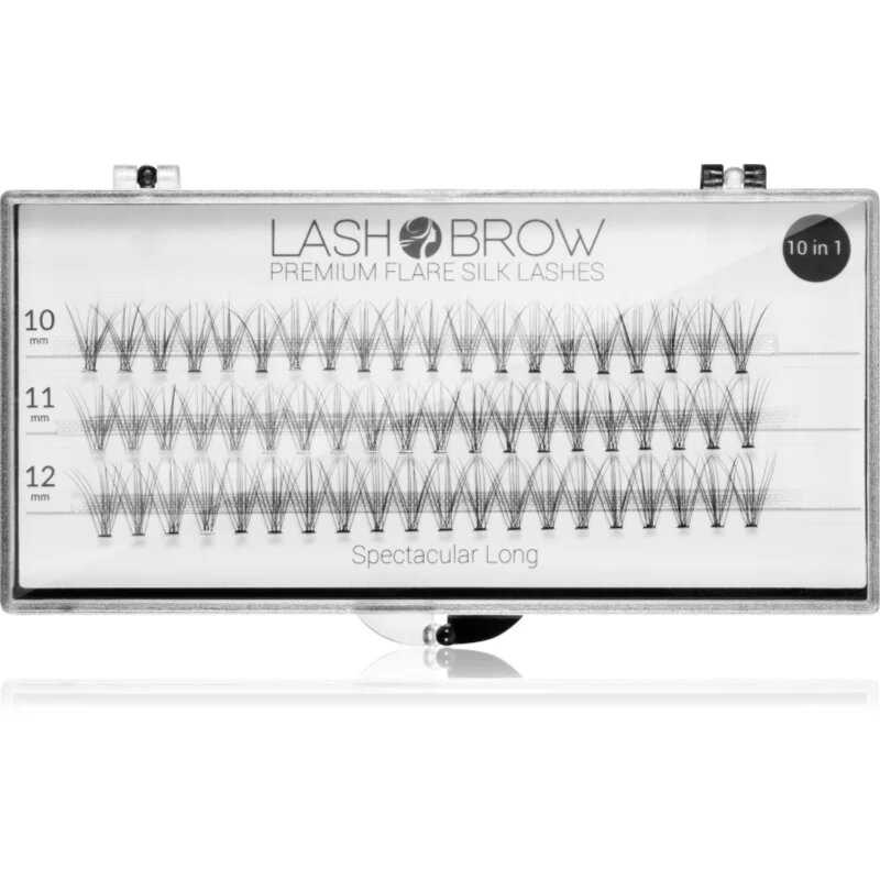 Lash Brow Premium Flare Silk Lashes umetne trepalnice Spectacular Long 1 kos