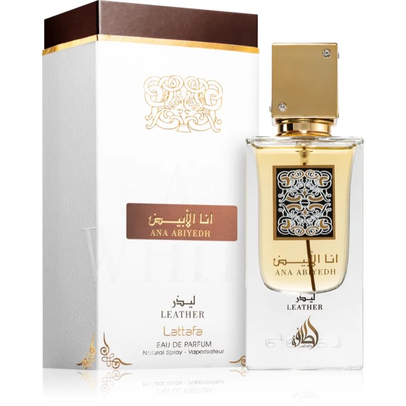 Lattafa Ana Abiyedh Leather parfumska voda za moške 60 ml