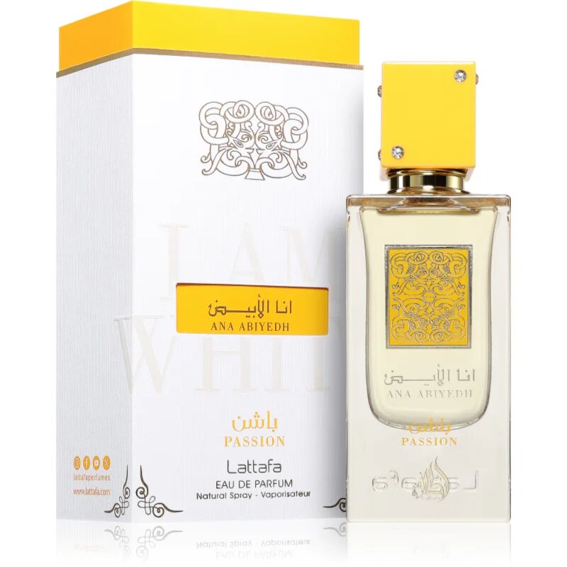 Lattafa Ana Abiyedh Passion parfumska voda za ženske 60 ml