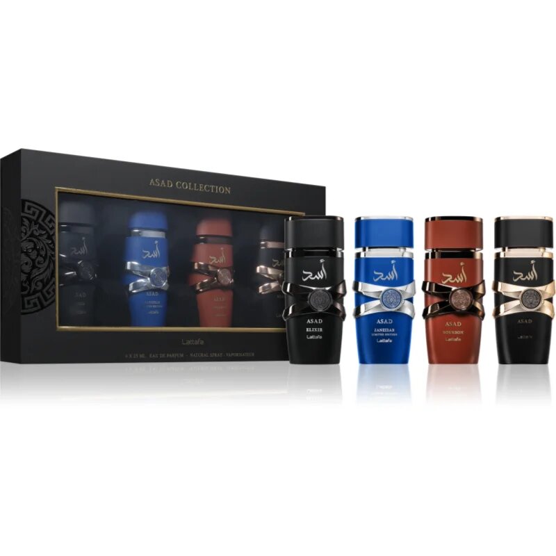 Lattafa Asad Collection darilni set za moške 4x25 ml