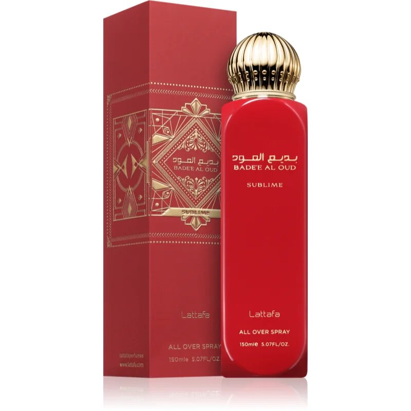 Lattafa Badee Al Oud Sublime pršilo za telo uniseks 150 ml