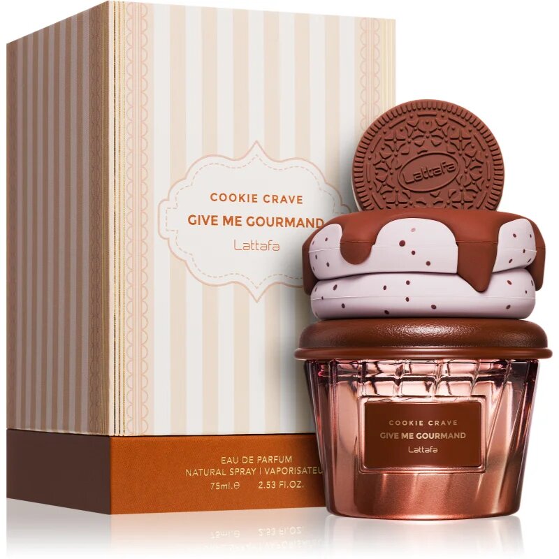 Lattafa Give Me Gourmand Cookie Crave parfumska voda uniseks 75 ml