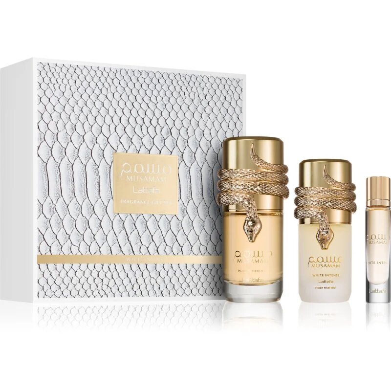 Lattafa Musamam White Intense darilni set uniseks 1 kos