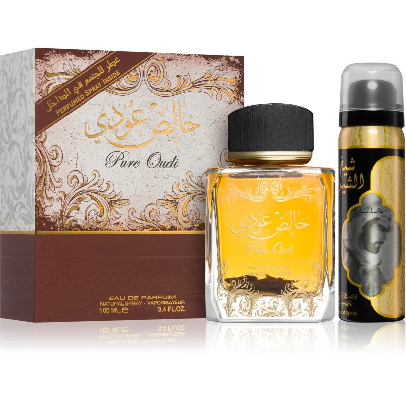 Lattafa Pure Oudi darilni set uniseks 1 kos