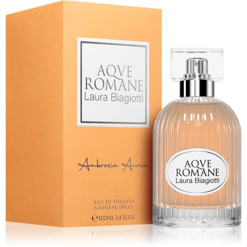 Laura Biagiotti AQVE Romane Ambrosia Aurea toaletna voda za ženske 100 ml