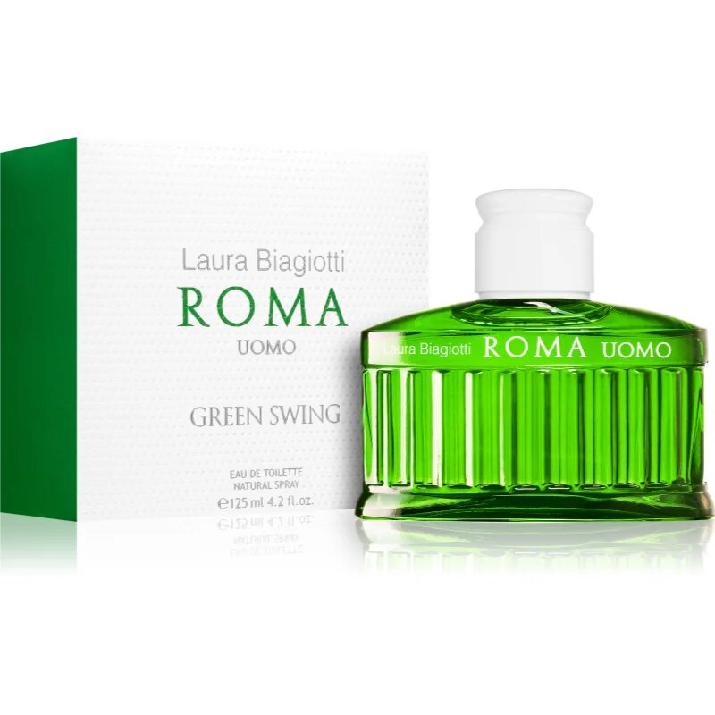 Laura Biagiotti Roma Uomo Green Swing toaletna voda za moške 125 ml