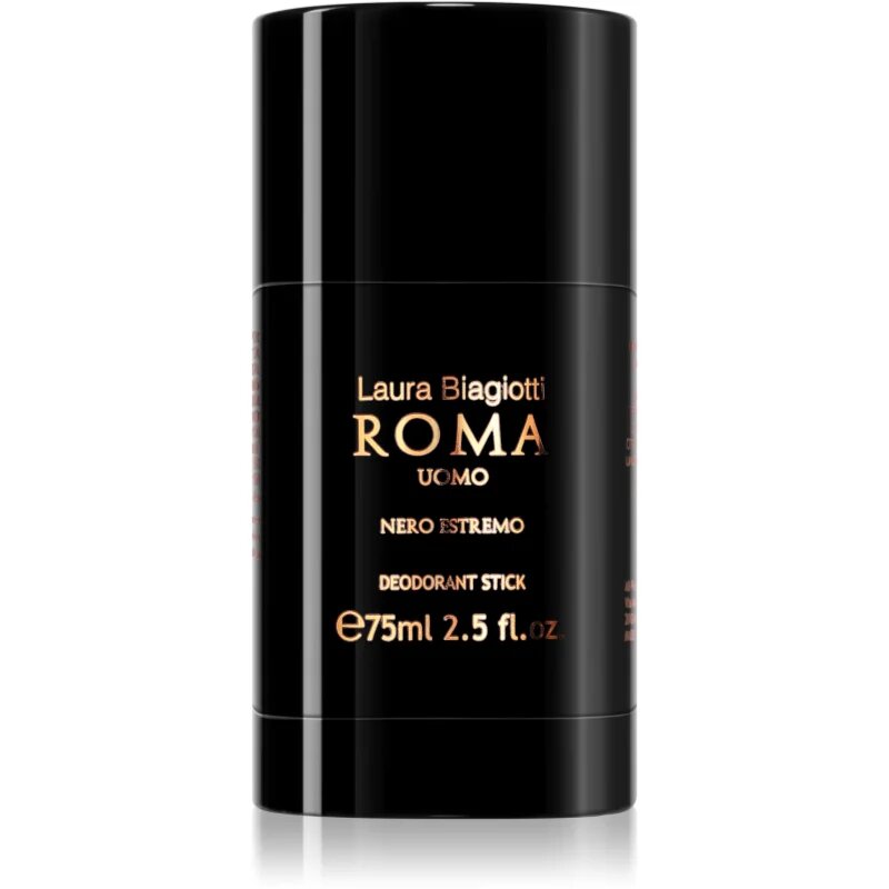 Laura Biagiotti Roma Uomo Nero Estremo deo-stik za moške 75 ml