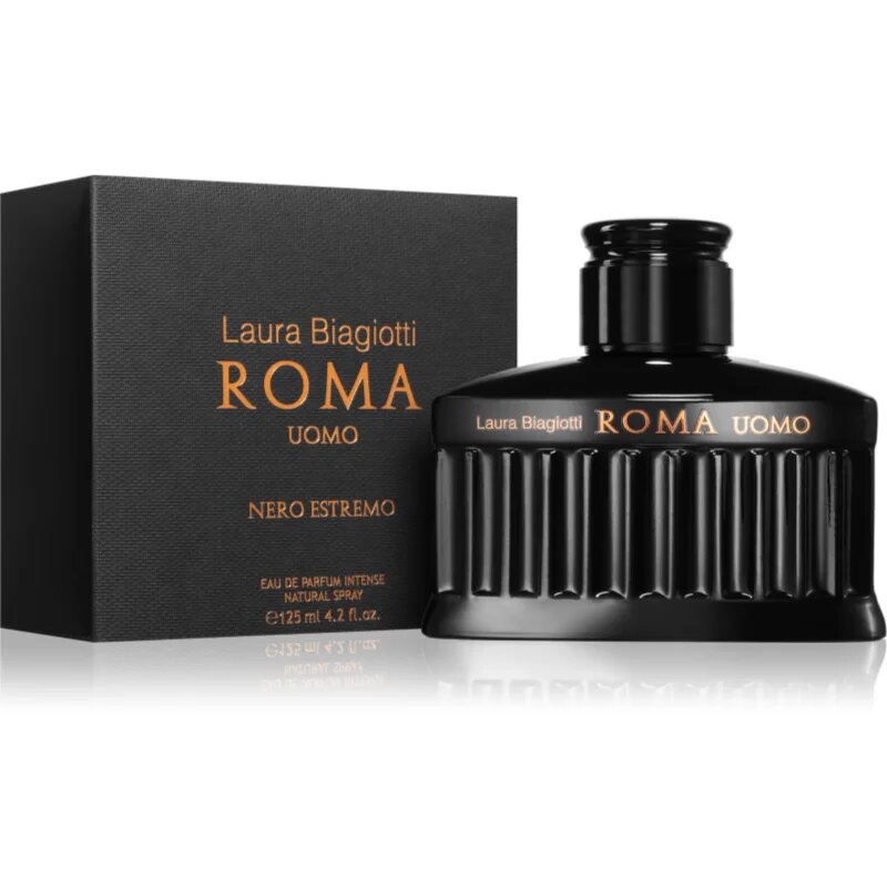 Laura Biagiotti Roma Uomo Nero Estremo parfumska voda za moške 125 ml