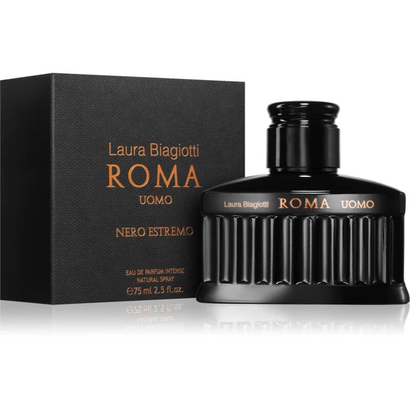 Laura Biagiotti Roma Uomo Nero Estremo parfumska voda za moške 75 ml