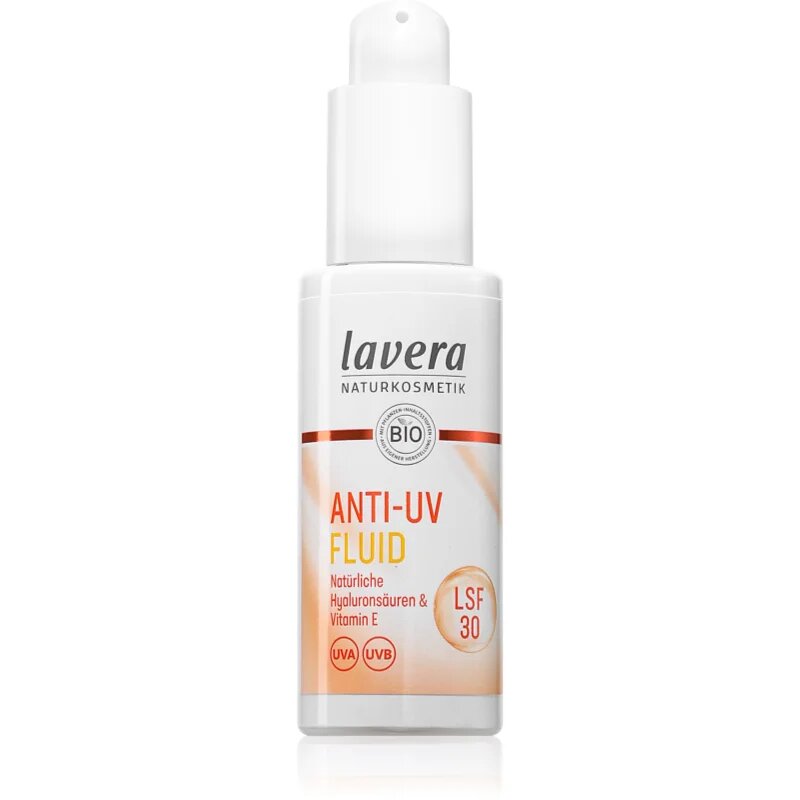 Lavera Anti-UV Fluid fluid za sončenje za obraz SPF 30 30 ml