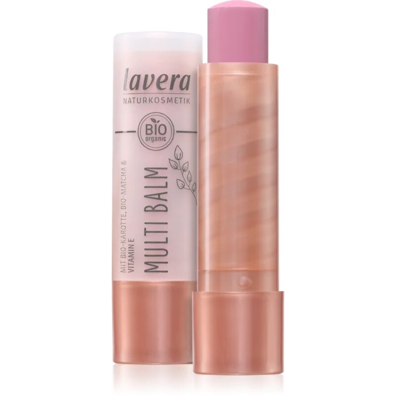 Lavera Multi Balm večnamenski balzam za ustnice in lica odtenek 02 Cloudy Pink 4.5 g