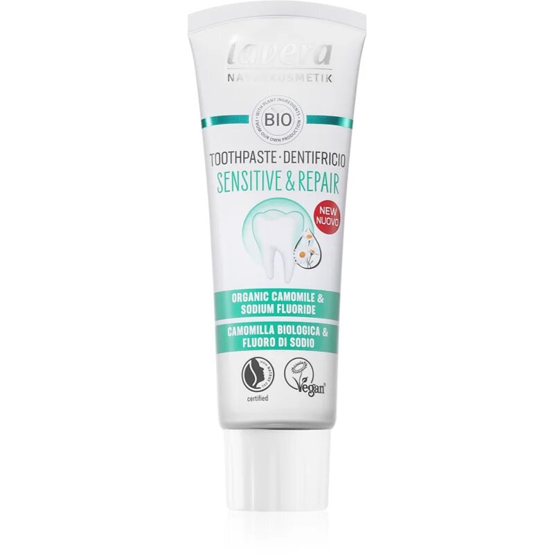 Lavera Sensitive & Repair zobna pasta za občutljive zobe 75 ml
