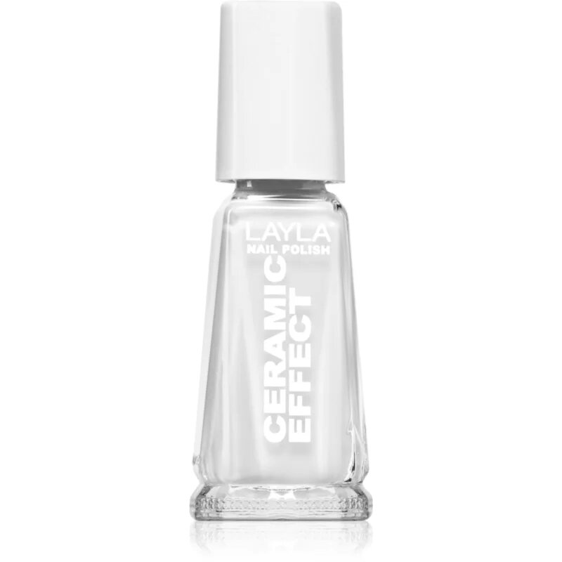 Layla Cosmetics Ceramic Effect lak za nohte odtenek N.36 Pure White 10 ml