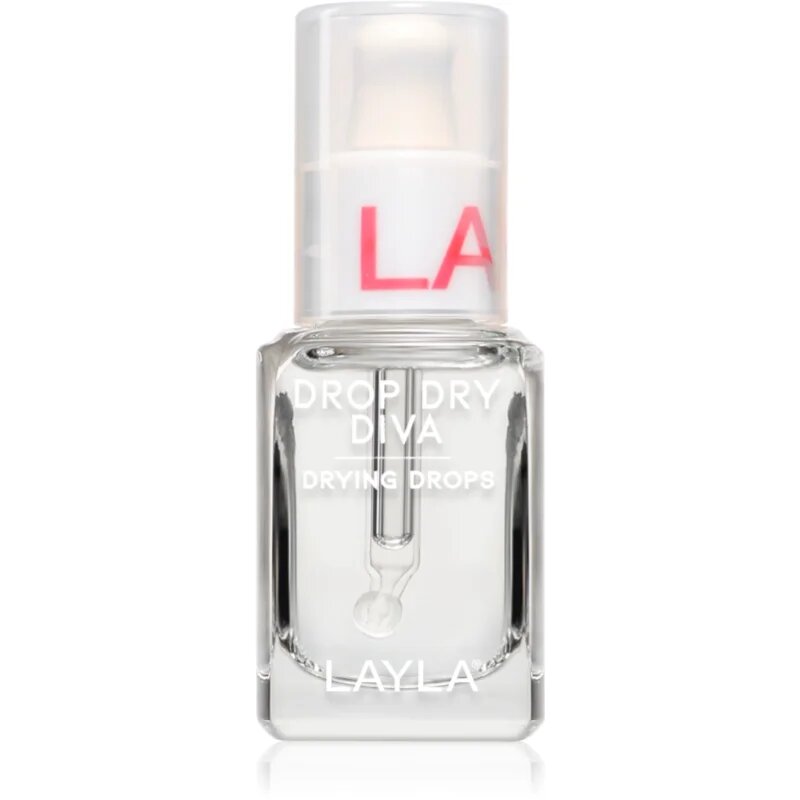 Layla Cosmetics Drop dry Diva hitro sušeči lak za nohte 10 ml
