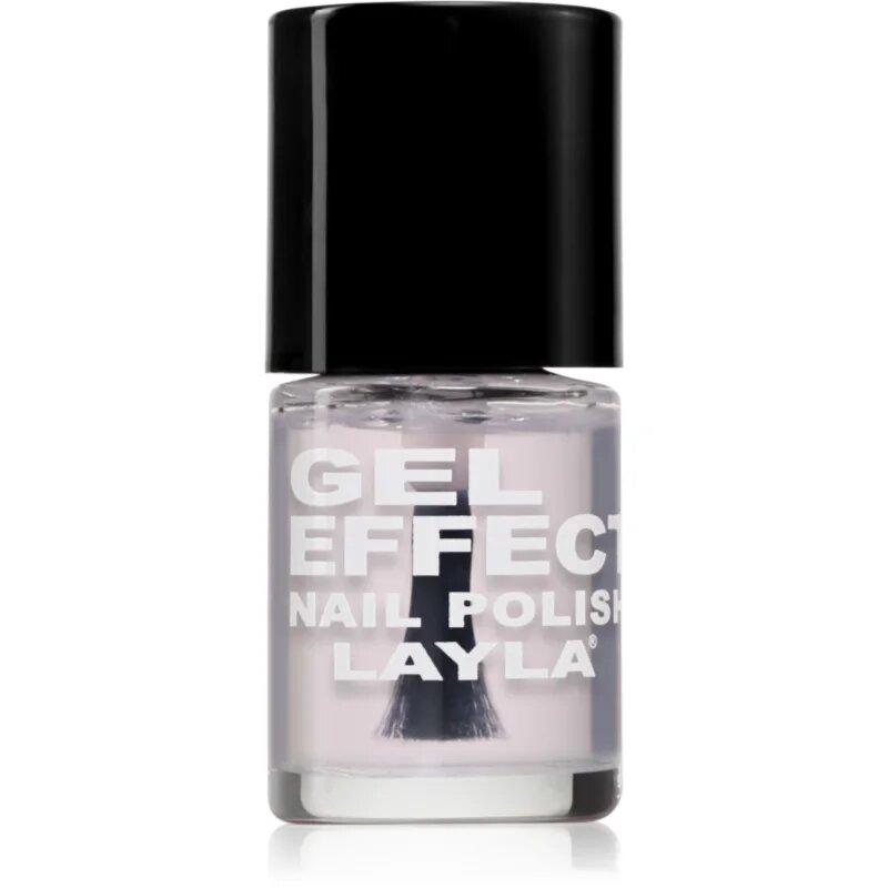 Layla Cosmetics Gel Effect gel lak za nohte brez uporabe UV/LED lučke odtenek n. 19 Top Coat 10 ml