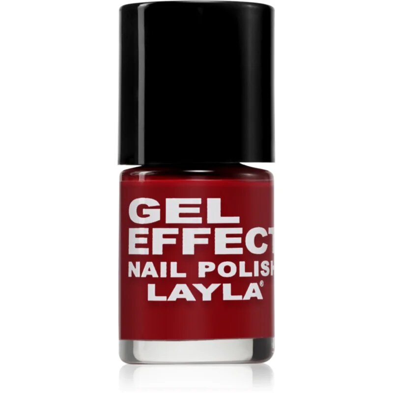 Layla Cosmetics Gel Effect gel lak za nohte odtenek N.06 Power Red 10 ml