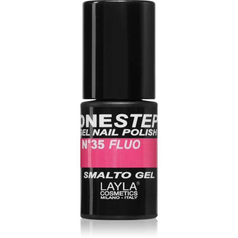 Layla Cosmetics One Step lak za nohte odtenek n.35 Strike Fluo 5 ml