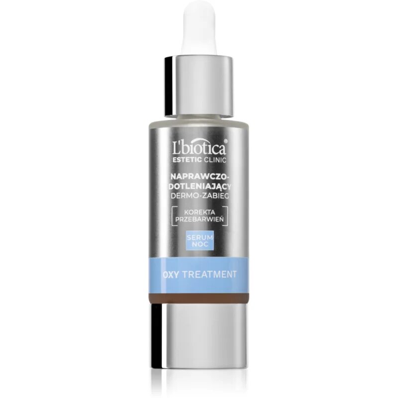 L’biotica Estetic Clinic Oxy Treatment nočni obnovitveni serum z antioksidacijskim učinkom 30 ml