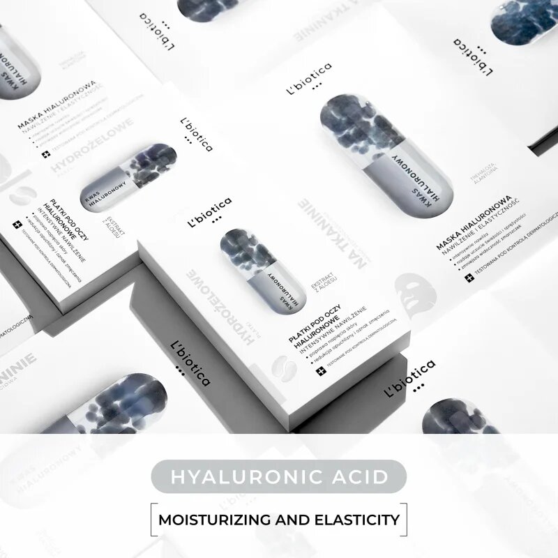 L’biotica Eye Patches Hyaluronic intenzivna vlažilna maska za predel okoli oči 3x2 kos