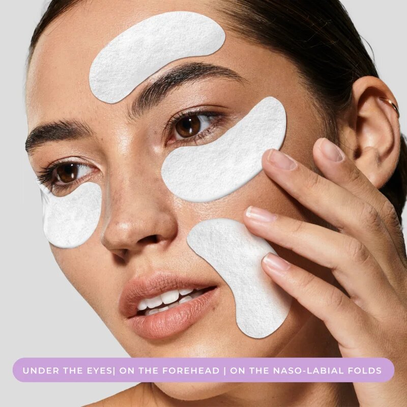 L’biotica Eye Patches Rejuvenating gladilna maska za predel okoli oči s polžjim ekstraktom 1 kos