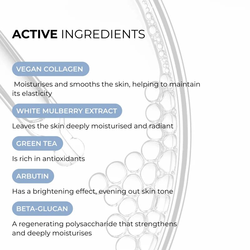 L’biotica Masks Collagen Platinium maska iz platna s kolagenom 23 ml