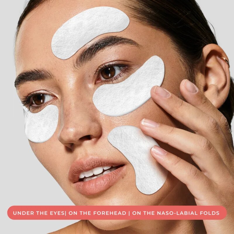 L’biotica Masks kolagen maska za predel okoli oči proti gubam 6 kos