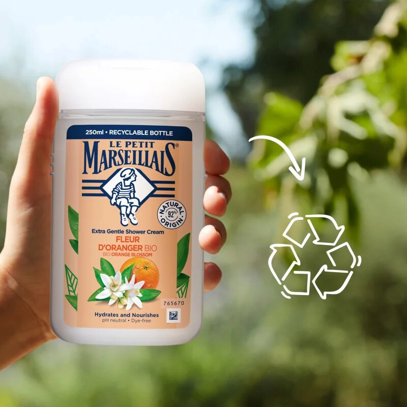 Le Petit Marseillais Organic Orange Blossom kremasti gel za prhanje 250 ml