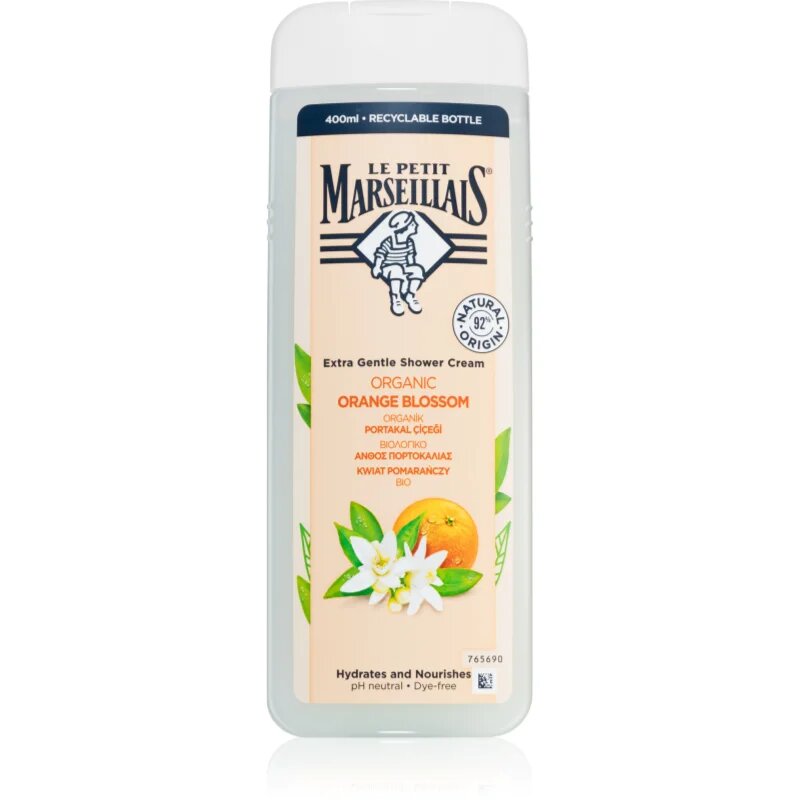 Le Petit Marseillais Organic Orange Blossom kremasti gel za prhanje 400 ml