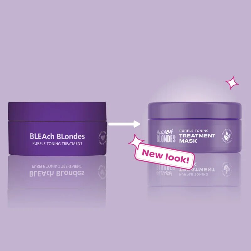 Lee Stafford Bleach Blondes Purple reign maska za nevtralizacijo rumenih odtenkov 200 ml