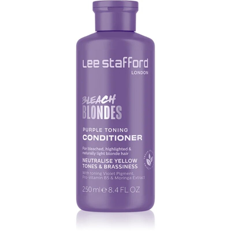 Lee Stafford Bleach Blondes Toning Conditioner balzam za toniranje za blond lase in lase s prameni 250 ml
