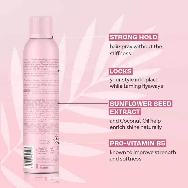 Lee Stafford CoCo LoCo Agave lak za lase z močnim utrjevanjem 250 ml