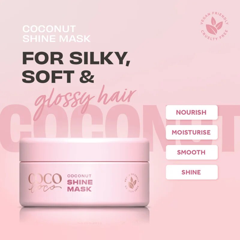 Lee Stafford CoCo LoCo Agave maska za posvetlitev za sijaj in mehkobo las 200 ml