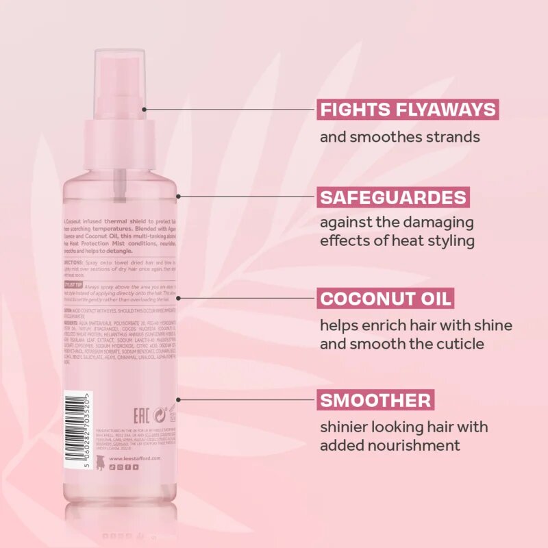 Lee Stafford CoCo LoCo Agave meglica za toplotno oblikovanje las 150 ml