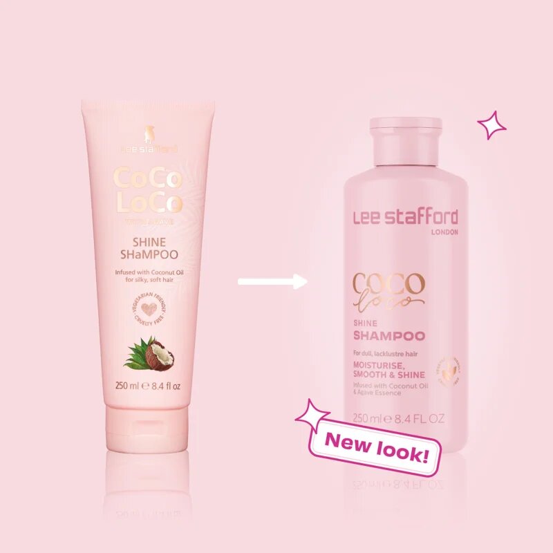 Lee Stafford CoCo LoCo Agave šampon za sijaj in mehkobo las 250 ml