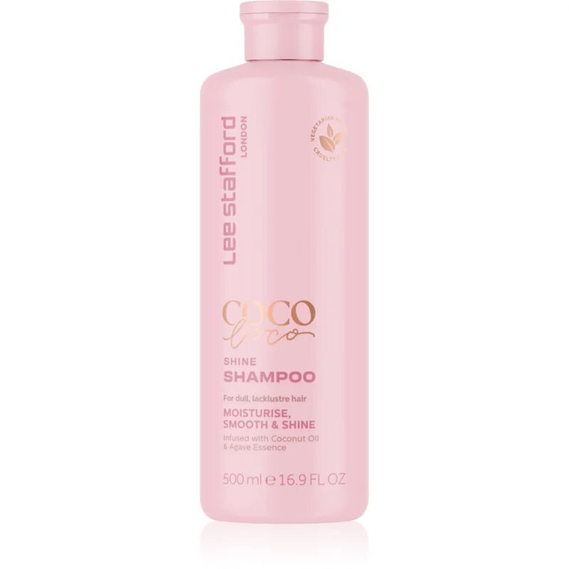 Lee Stafford CoCo LoCo Agave šampon za vsakodnevno umivanje las za sijaj in mehkobo las 500 ml