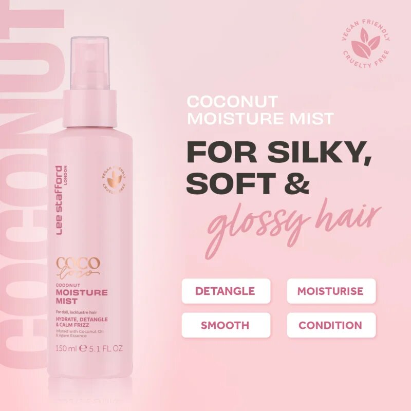 Lee Stafford CoCo LoCo Agave vlažilna meglica za vse tipe las 150 ml
