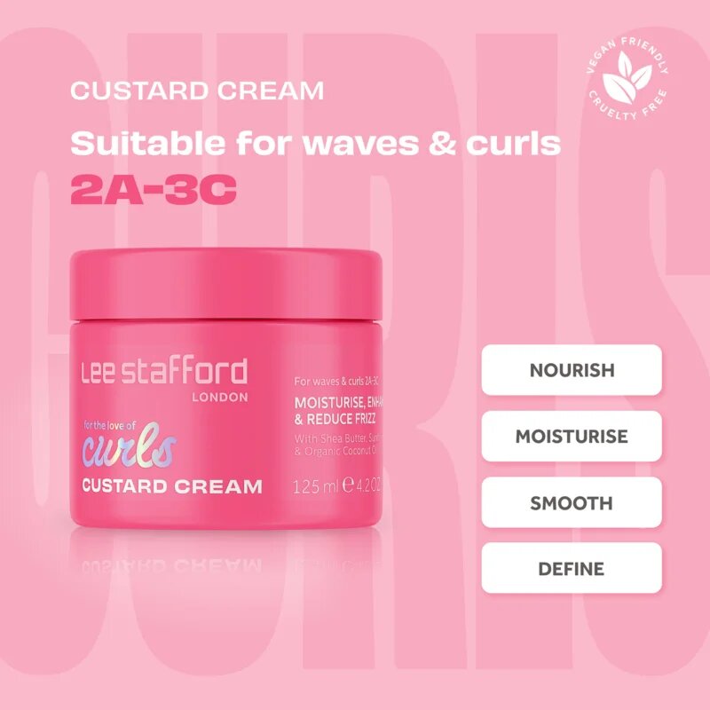 Lee Stafford For The Love Of Curls Custard Cream stiling krema za definicijo valov 125 ml