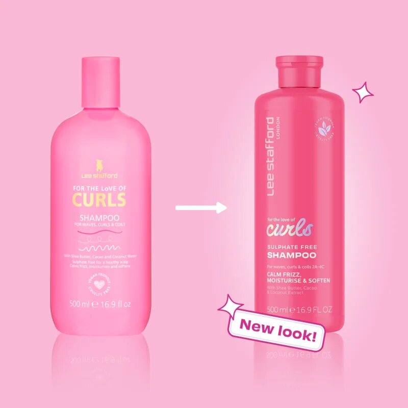 Lee Stafford For The Love Of Curls Shampoo šampon za valovite in kodraste lase 500 ml