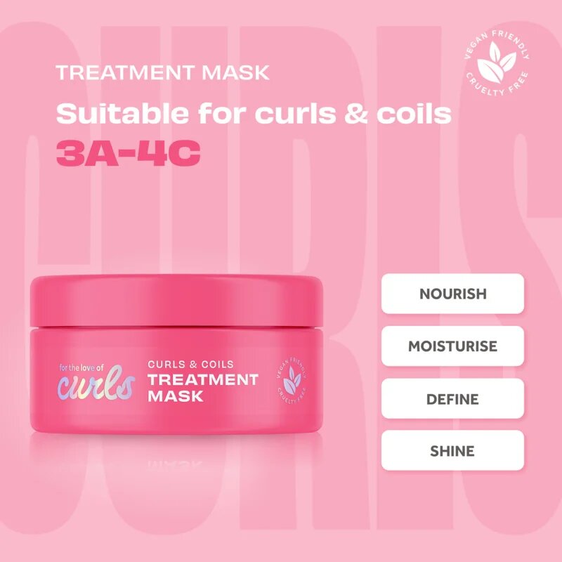 Lee Stafford For The Love Of Curls Treatment Mask maska za kodraste lase 200 ml