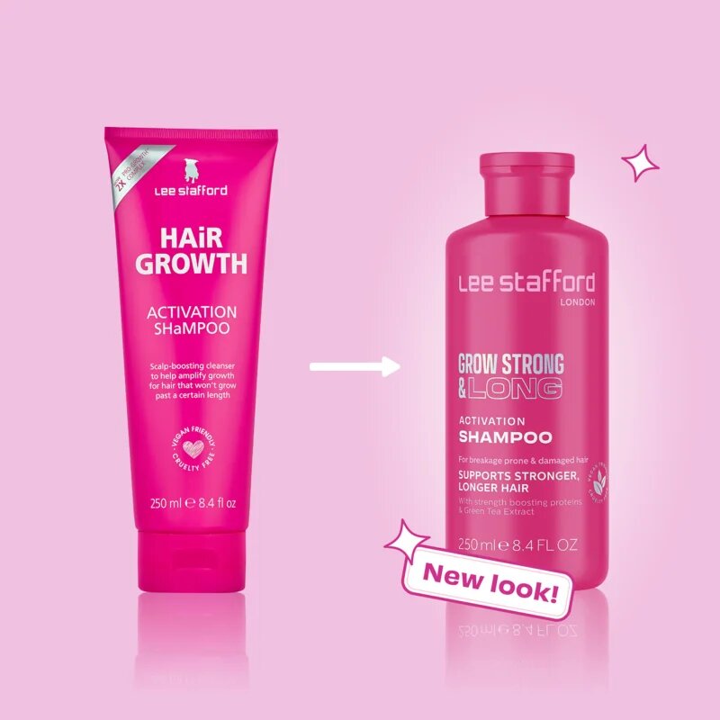 Lee Stafford Grow Strong & Long Activation Shampoo šampon za lase za okrepitev in rast las 250 ml