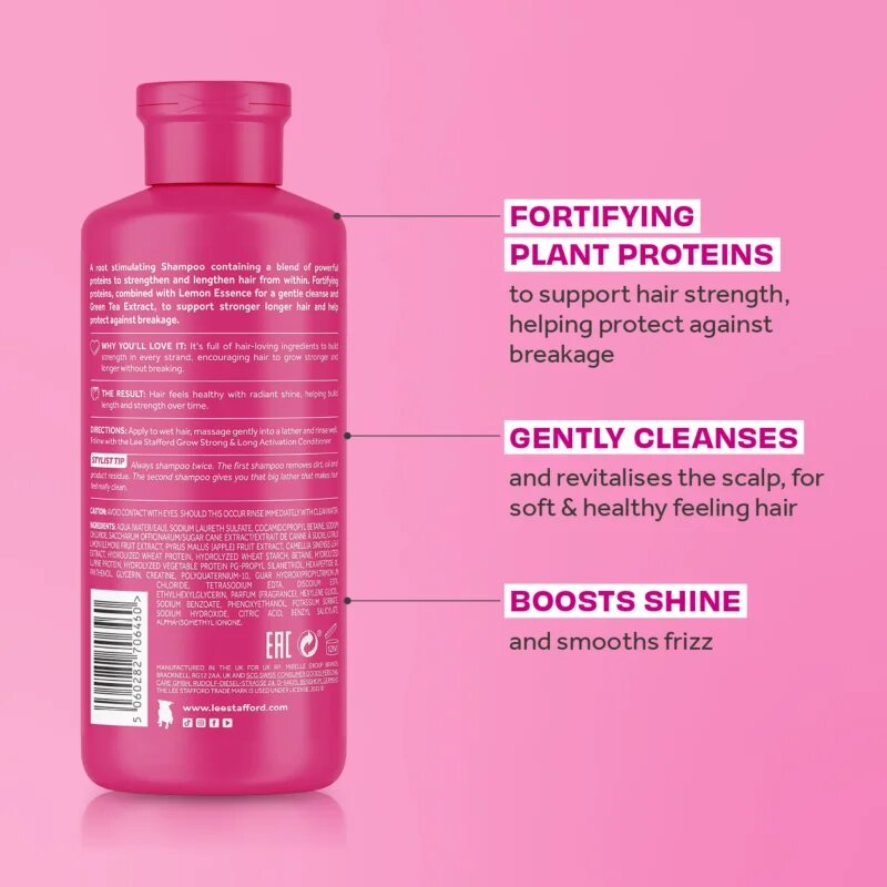 Lee Stafford Grow Strong & Long Activation Shampoo šampon za lase za okrepitev in rast las 250 ml
