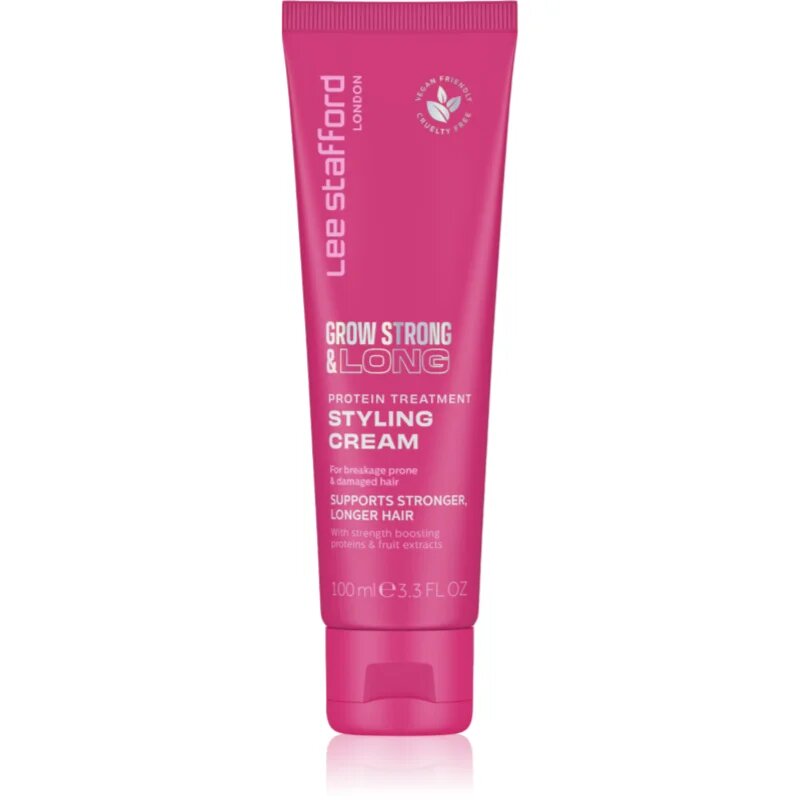 Lee Stafford Grow Strong & Long Styling Cream stiling krema z beljakovino 100 ml
