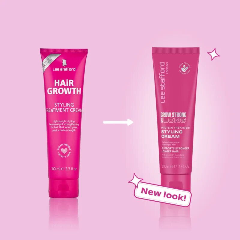 Lee Stafford Grow Strong & Long Styling Cream stiling krema z beljakovino 100 ml