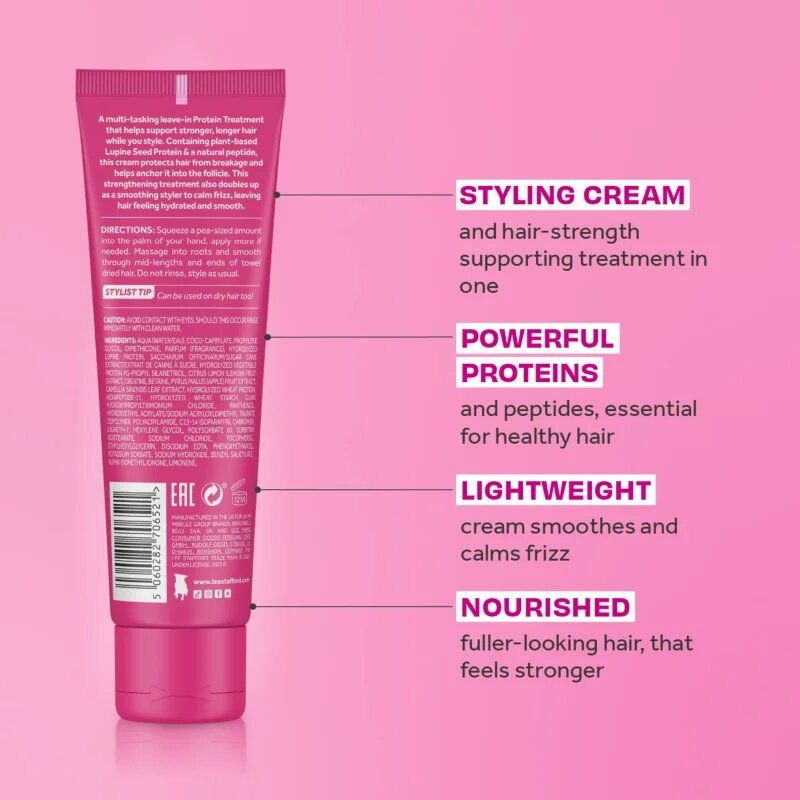 Lee Stafford Grow Strong & Long Styling Cream stiling krema z beljakovino 100 ml