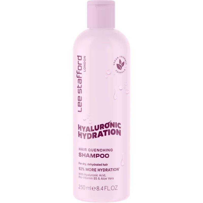 Lee Stafford Hyaluronic Hydration Hair Quenching Shampoo intenzivno vlažilni šampon 250 ml