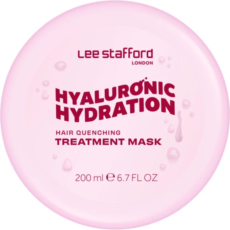 Lee Stafford Hyaluronic Hydration Hair Quenching Treatment Mask vlažilna maska za lase 250 ml