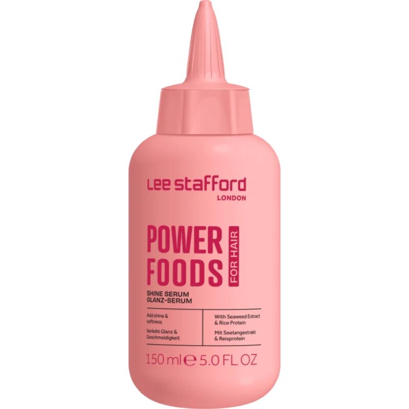 Lee Stafford Powerfoods Shine Treatment serum za sijaj in mehkobo las 150 ml